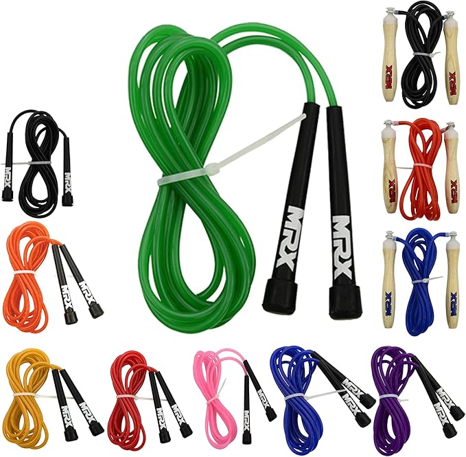 MRX 9" PVC Jump Rope for Cardio Fitness - Versatile Jump Rope for Both Kids and Adults - Great Jump Rope for Exercise