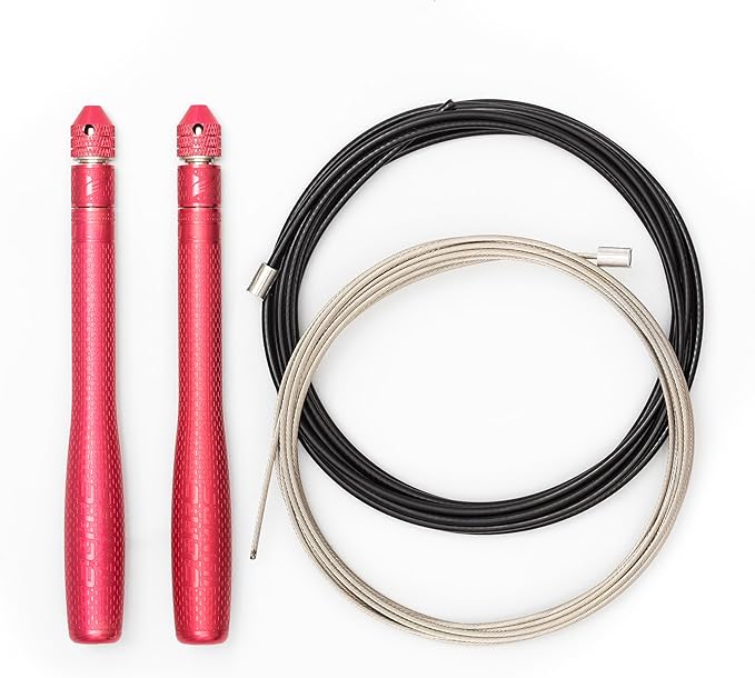 Elite Jumps Bullet Comp Jump Rope - Speed Jump Rope for Double Under WOD Training - High Performance Professional Speed Rope for Training and Fitness - Lightweight & Durable Skip Rope for Workout