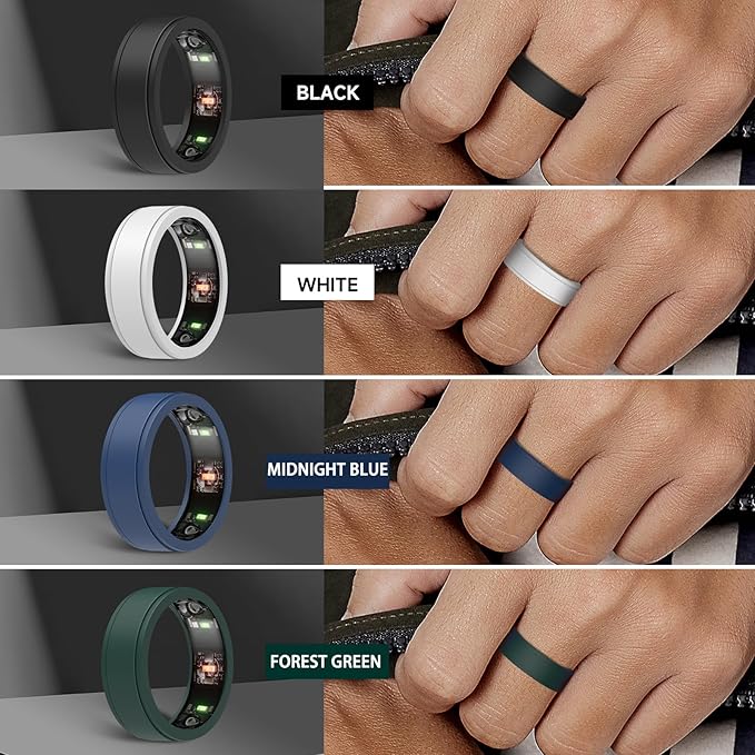 Oura Ring Protector, Anti-Scratch Silicone Cover for Oura Ring Gen 3, Working Out Gym