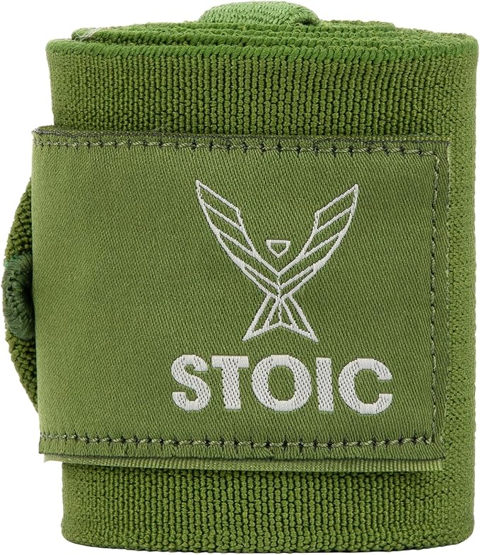Stoic Wrist Wraps Weightlifting, Powerlifting, Cross Training, Bodybuilding with Thumb Loop. for Gym Workout, Men and Women Weight Lifting and Strength Training