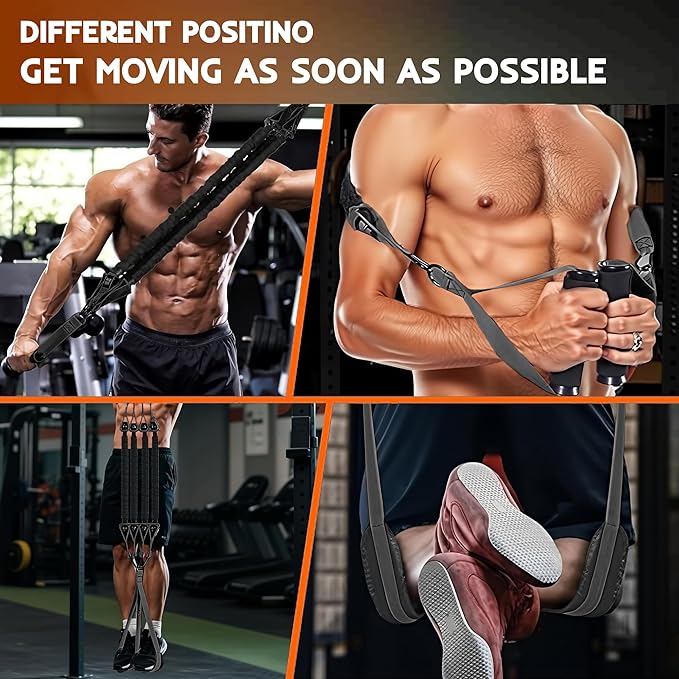 Resistance Bands Set for Pull Up Bar, Exercise Bands with Handles, Home Gym Workout Equipment, Pilates Fitness Resistance Bands, Lifting Straps for Pull Ups, Doorway Pull Up Bar Accessory