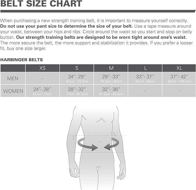 'Harbinger 5'' Foam Core Women's Lifting Belt'