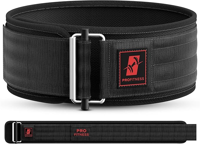 Weightlifting Belt for Men & Women - 4'' Wide Auto-Lock Weight Lifting Belt for Men Back Support - Squat Belt as Workout Belt for Men & Women Powerlifitng & Deadlifts - Weight Belt for Men Back Support