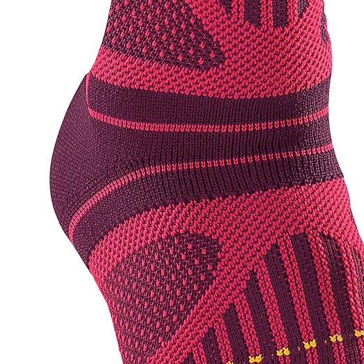 Bauerfeind Sports Ankle Support Dynamic - Ankle Compression Sleeve for Freedom of Movement - 3D AirKnit Fabric for Breathability - Premium Quality & Washable (L, Pink)
