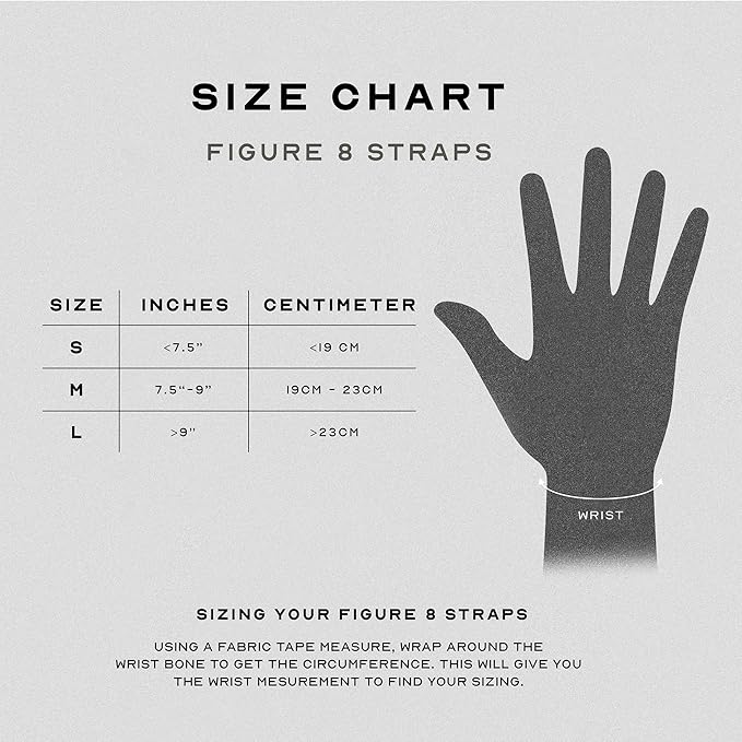 Gymreapers Figure 8 Lifting Straps For Deadlift, Powerlifting, Strongman, & Cross Training Strong Weightlifting Wrist Straps For Men, Women
