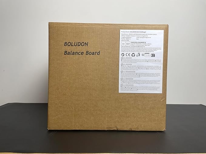 2026 NEW | Cork Half Ball for Surf Balance Board | Ø11.8" Wobble Board | Balance Boards Accessory for Yoga, Fitness, Rehab, Pilates & Surf Training | Eco-Friendly Natural Cork Slack Board