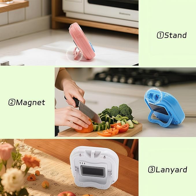 12 Pack Multi-Function Electronic Timer - Kitchen Timer,Magnetic Digital Timers,Big LCD Display, ON/Off Switch,Extensively Use in Cooking,Gym, Meeting, Classroom,Kitchen,Study,Work,Outdoor Activities
