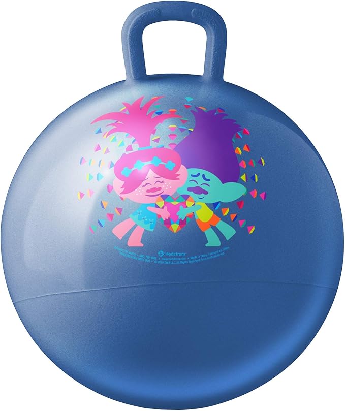 Hedstrom Trolls Hopper Ball, Hop Ball for Kids, 15 Inch, Trolls 2, Model:55-97201