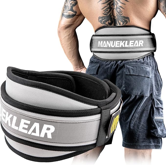 Weight Lifting Belt, Lifting Belts for Women Men,MANUEKLEAR Weightlifting Belt Quick Locking Back Support for Bodybuilding, Fitness, Powerlifting, Cross Training, Squats, Workout, Exercise