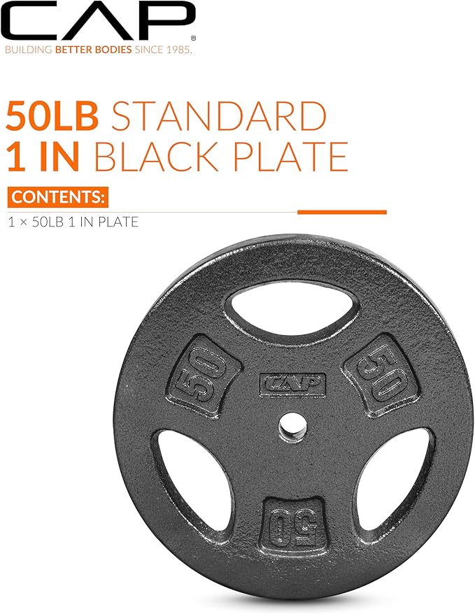 CAP Barbell Standard 1-Inch Grip Weight Plates