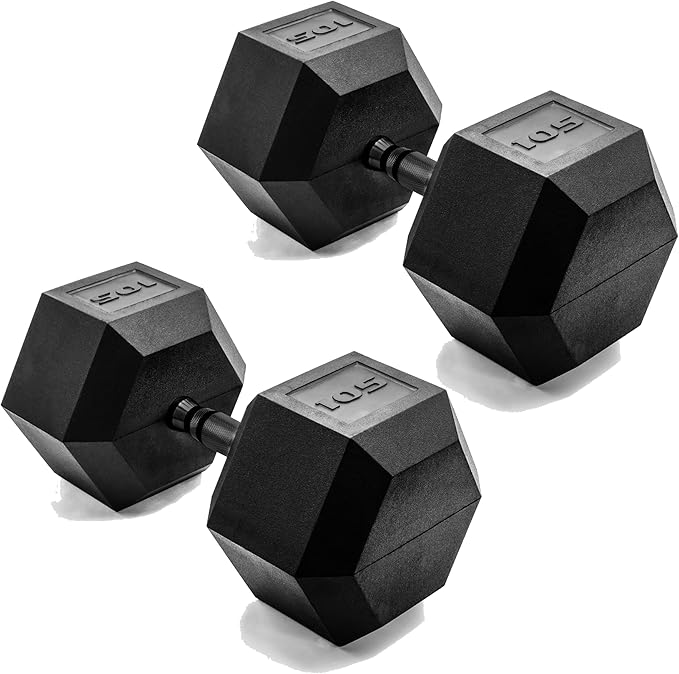 CAP Barbell Coated Dumbbell Weight | Multiple Options Pairs & Sets