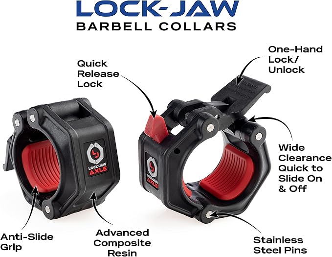 Lock-Jaw PRO 2 AXLE Collar for 1.9" Specialty Bars