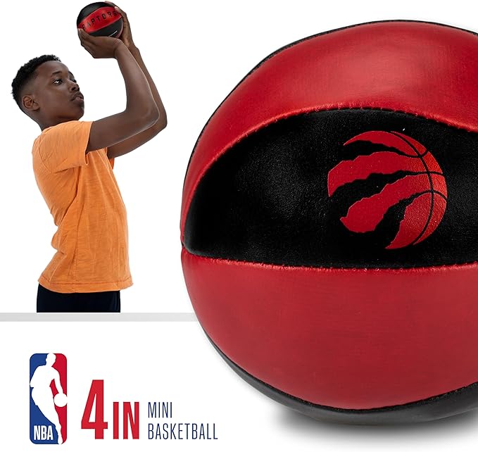 Franklin Sports NBA Toy Basketballs - 2 Pack of Kids Soft Mini Basketballs for Over The Door + Indoor Hoops - NBA Fan Shop