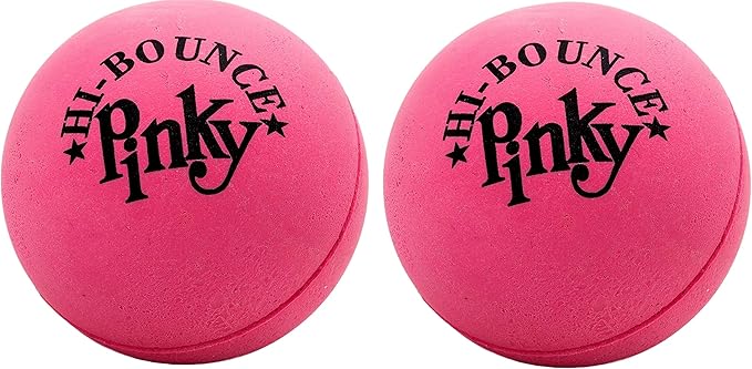 JA-RU Hi-Bounce Pinky Ball (2 Pack). Rubber Bouncy Balls for Kids. Small Pink Stress Relief Toy. Indoor & Outdoor Sport Party Favors. Bouncing Throwing Play Therapy.976-2