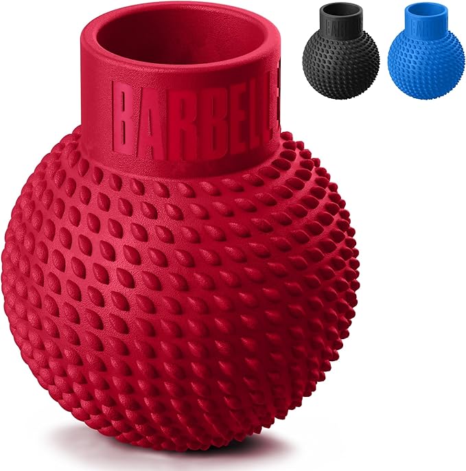 Landmine Attachment for Barbell – Natural Rubber T-Bar Row & Press Landmine Base – Fits 2” Olympic Bars, 360° Rotation for Strength, Squats & Deadlifts