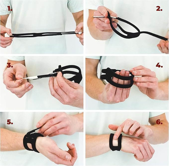 WristWidget® (Red) Adjustable Wrist Brace for TFCC Tears, One Size fits most. For Left and Right Wrists, Support for Weight Bearing Strain, Exercise
