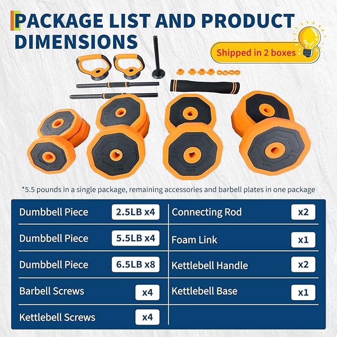Adjustable Dumbbells, 44/66/88lbs Free Weight Set with Connector,4 In1 Dumbbells Set Used As Barbell,Kettlebells,Push Up Stand for Home Gym