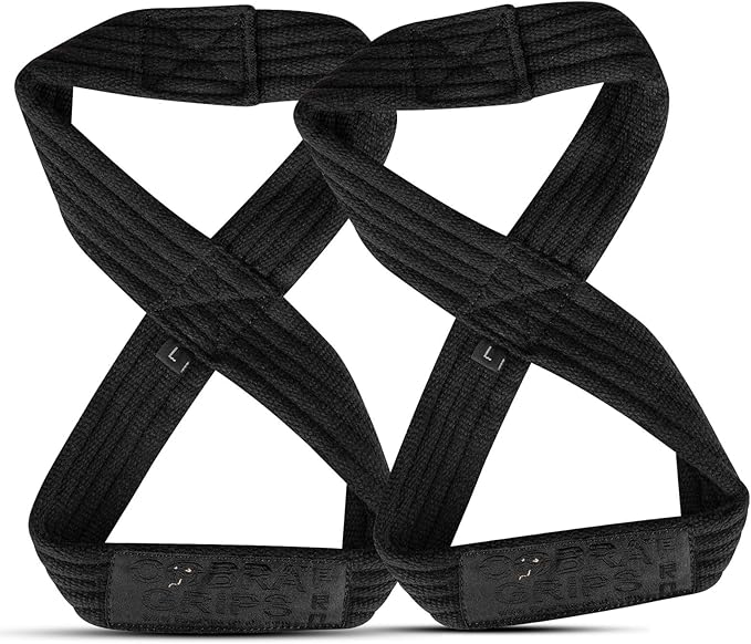 Deadlift Straps Figure 8 Loop Lifting Straps The #1 Choice for Power Lifters weightlifters workout Enthusiasts