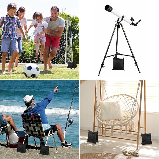 Nuogo Photography Sand Bags Heavy Duty Weight Bags with Metal Hooks, Stabilize Tripods for Wedding Outdoor, Photography Video Studio Boom Mics Furniture Against Wind