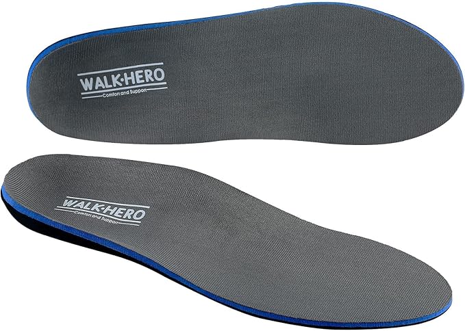 Plantar Fasciitis Feet Insoles Arch Supports Orthotics Inserts Relieve Flat Feet, High Arch (Mens 4-4 1/2 | Womens 6-6 1/2)