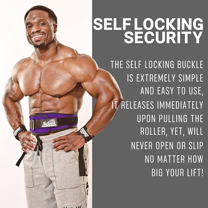 Schiek Sports 2004 Lifting Belt - Weight Lifting Belt for Women And Men - Neoprene Nylon Weight Belt