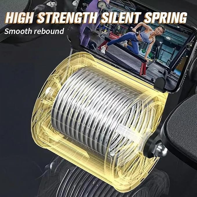 2026 Upgraded Automatic Rebound Ab Roller with Elbow Support, Dual Wide Wheel Ab Workout Equipment for Core Strength Training, Silent Ab Wheel for Beginners Men Women Home Gym Fitness