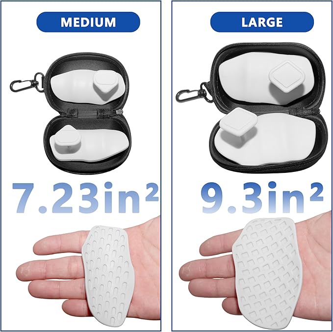 Silicone Gym Grips for Weight Lifting,Workout Gloves for Women Men Alternative,Anti Slip Gym Workout Grip,Rubber Gym Hand Grips-Weightlifting Grips Pad for Barbell,Pull Up,Ryptfit,Training