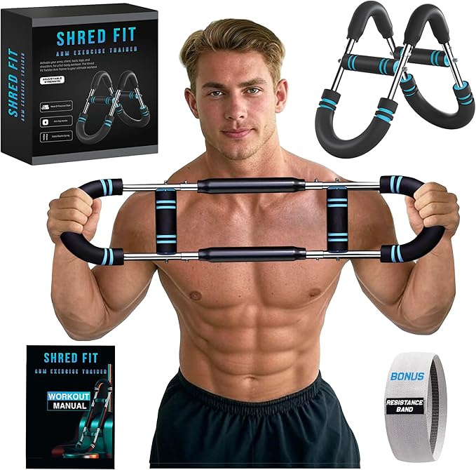 Twister Arm Trainer – Adjustable Forearm Strengthener – Exercise Equipment for Men & Women – Chest Workout Equipment – Portable Detachable –Home Workout Suspension Trainer – 40-90lb
