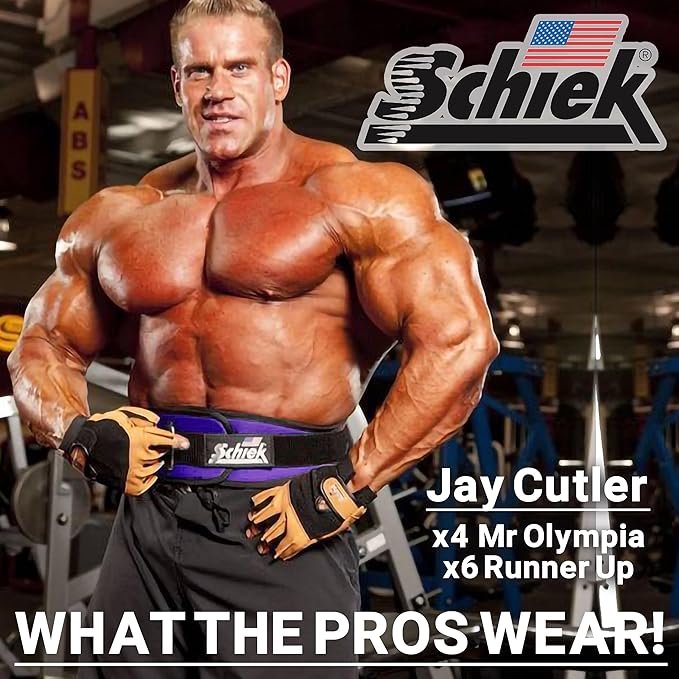 Schiek Sports 2004 Lifting Belt - Weight Lifting Belt for Women And Men - Neoprene Nylon Weight Belt