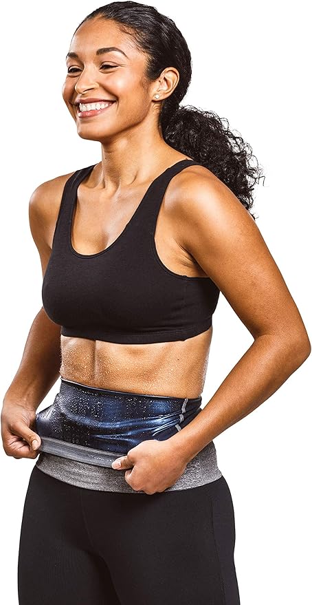 Sweat Shaper Waist Trimmer for Women, Waist Trainer Sauna Belt, Neoprene-free Waist Cincher, Thermo Sauna Slimming Belt