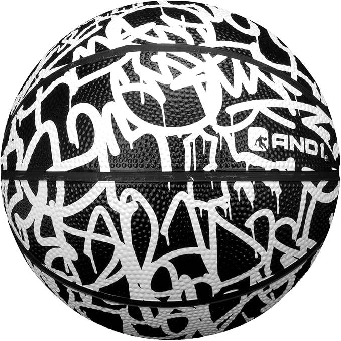AND1 Mini Basketball 3 Pack Set for Kids (Deflated w/Pump Included): - Size 3 7-Inch Premium Youth Size Basketballs, Easy to Grip