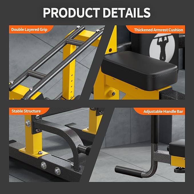 SogesHome Power Tower Pull Up Bar Dip Stand, 10 Adjustable Height Free Standing Assistive Trainer Dip Station, Multi-Function Strength Training Fitness Workout Station for Home Gym Fitness Equipment