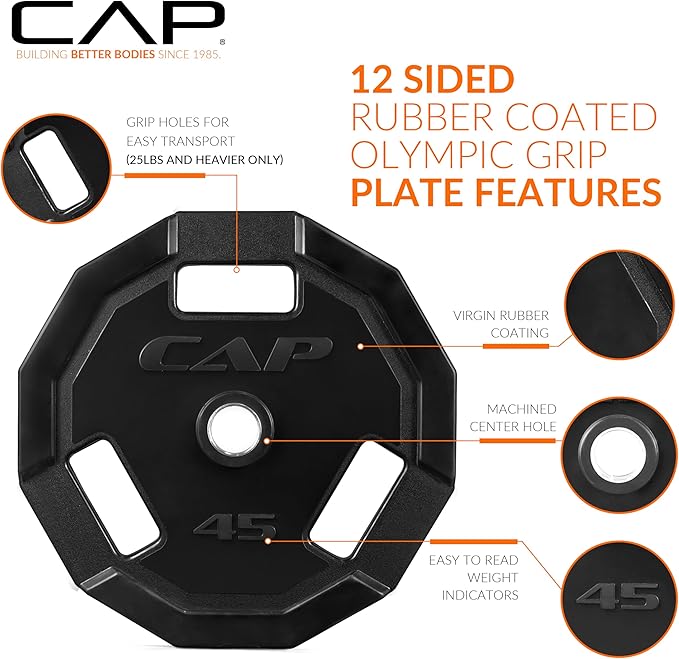 CAP Barbell 2-Inch Olympic Weight Plate | Multiple Options