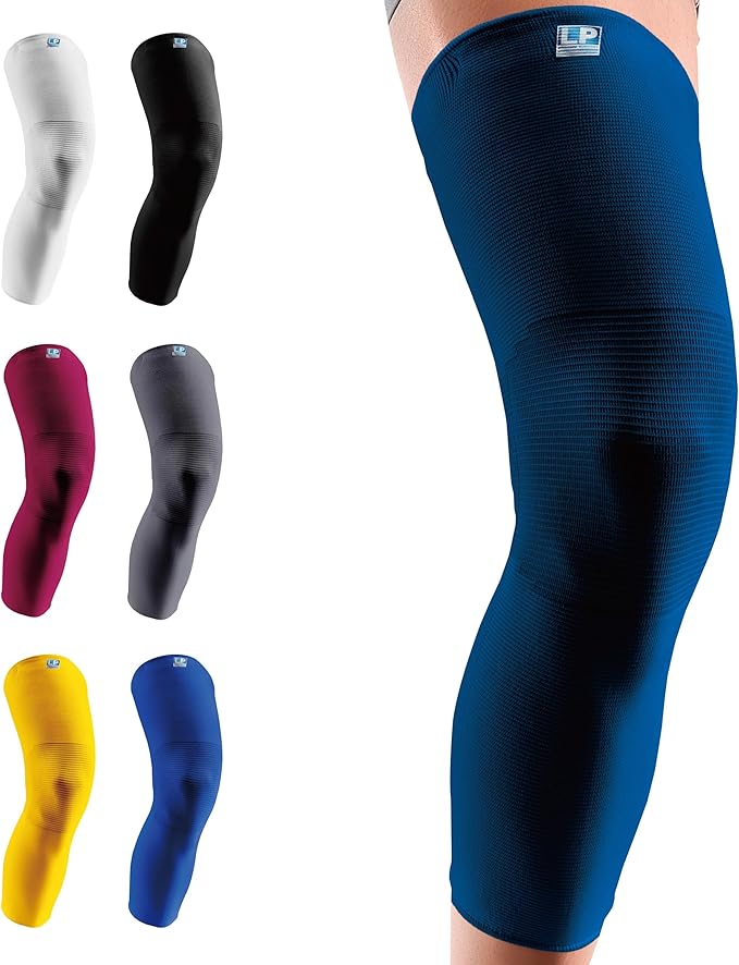 LP SUPPORT 667 Compression Sleeve Leg Full Length for Sports, Cycling, Running, Basketball, for Men Women (S - XL)