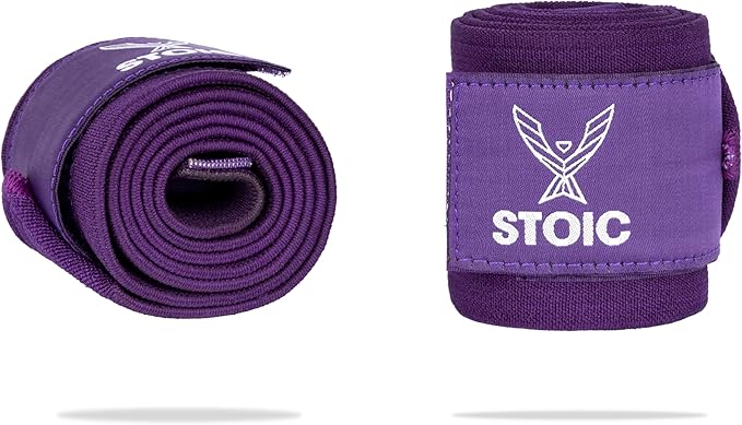 Stoic Wrist Wraps Weightlifting, Powerlifting, Cross Training, Bodybuilding with Thumb Loop. for Gym Workout, Men and Women Weight Lifting and Strength Training