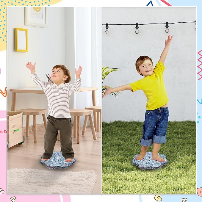 EPP Balance Board Kids for Stepping Stones for Kids - Foam Toddler Balance Board for Sensory Training Indoor Outdoor for Boys Girls