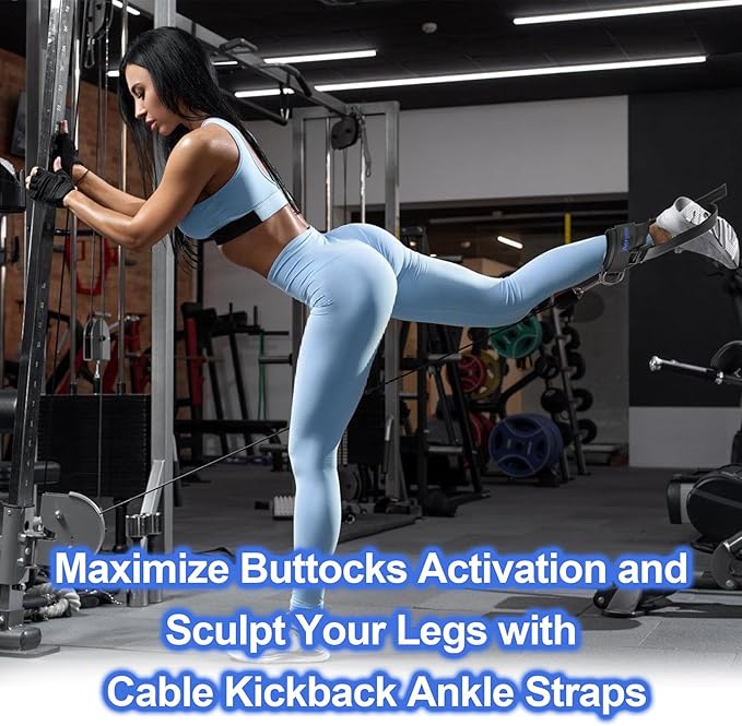 Dumbbell Foot Attachment, Tibialis Trainer, Adjustable Ankle Weights, Leg Workouts at Home for Hip Flexors,Ankle Straps for Weight Lifting,Shin Splint,Hamstring Curls,Leg extensions,Home Gym Equipment