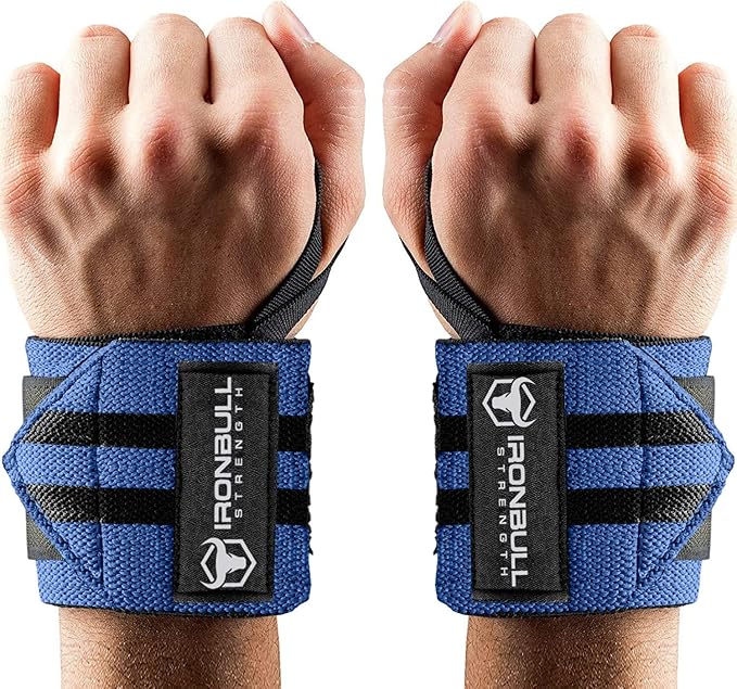 Wrist Wraps for Weightlifting (USPA & IPL Approved) - 18” Premium Quality Wrist Straps for Weightlifting - Weight Lifting Wrist Wraps with Thumb Loop - Best Gym Wrist Wraps for Lifting Weights, Curls & Dips - Lifting Wrist Wraps for Bench, Powerlifting...