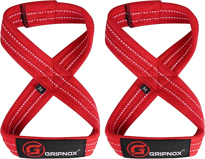 – Weight Lifting Straps Figure 8, Anti Slip Padded Wrist Support for Gym Workout Deadlift, Weightlifting, Powerlifting, Hand Bar Grip & Cross Training Strong Weightlifting Wrist Straps.