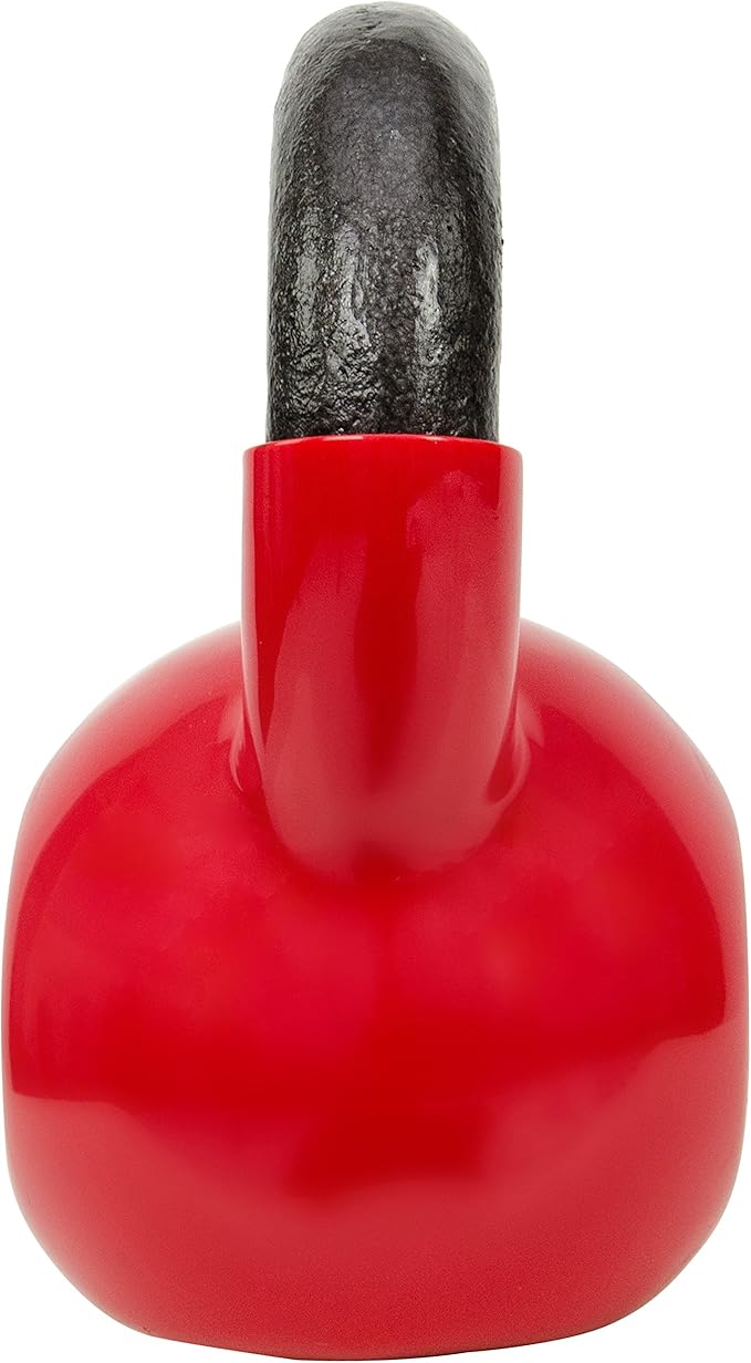 Sunny Health & Fitness Vinyl Coated Kettlebell for Strength Weight Training & Swinging Exercise - In 5, 10, 15, 20, 25 Pound