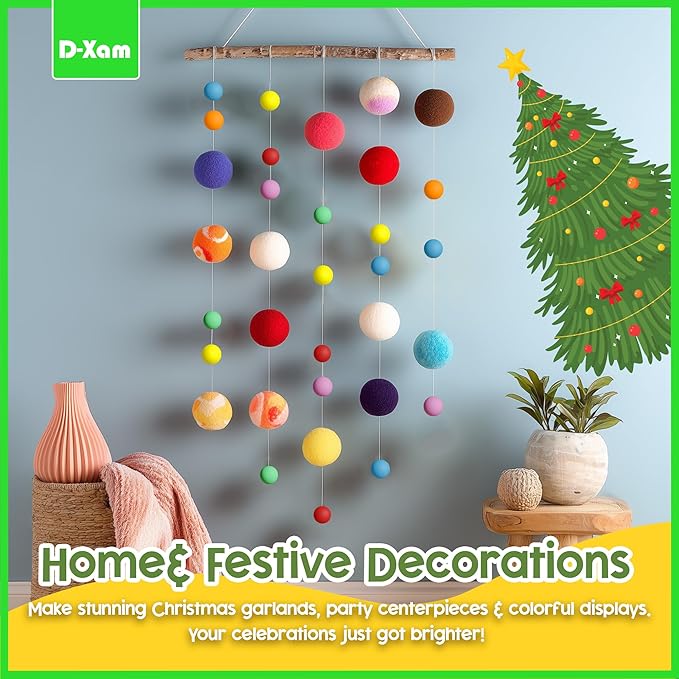 D-Xam Multi Color, Orange or White Ping Pong Balls Table Tennis Ball for Games Arts Pack of 50, 30 & More, 40mm Pong Balls Party Pets School Activities Christmas Halloween Assorted Colors