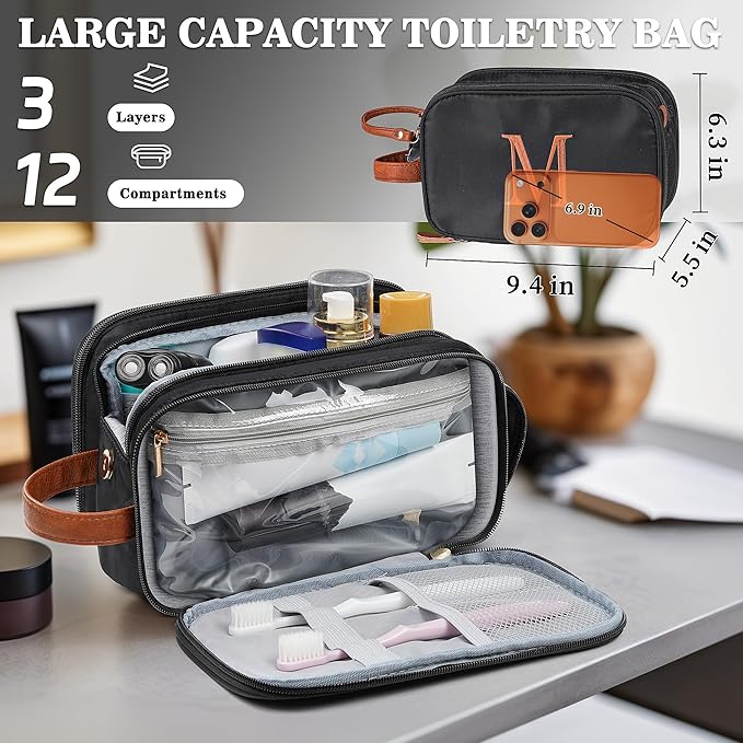 YOOLIFE Mothers Day Gifts - Toiletry Bag for Women | Initial Makeup Bags Personalized Birthday Gifts for Women Teen Girls Gift | Mothers Day Gift for Mom Wife Girlfriend Letter A Pink
