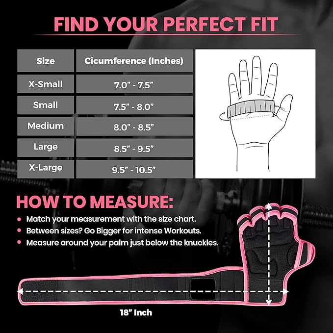 Workout Gloves for Men & Women, Smartwatch Compatible Ventilated Gym Gloves with Wrist Wrap Support, Breathable Weight Lifting Gloves for Fitness, Training & Cycling with Excellent Grip