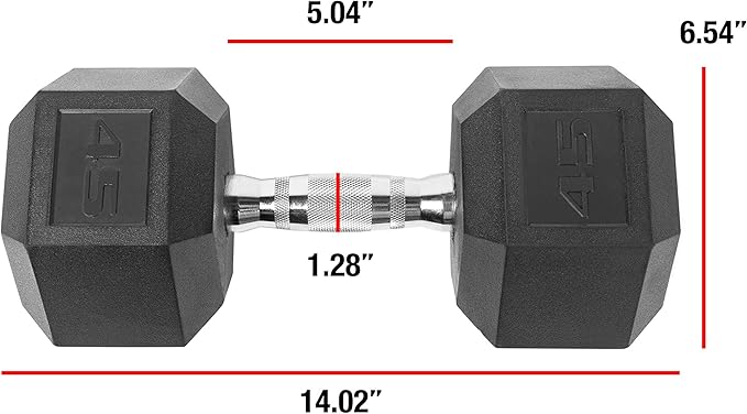 Cap Coated Hex Dumbbell Weight