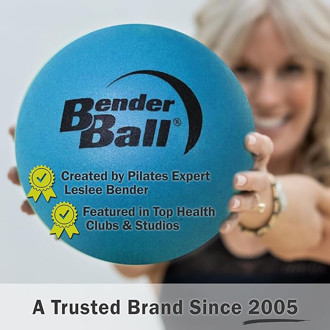 The Original 9 inch Pilates Ball for Abs, Core & Back, Core Training Ball, Small Crunch Exercise Ball, Includes 5 Streaming Videos + Core Training/Bun & Thighs DVD or Without DVD