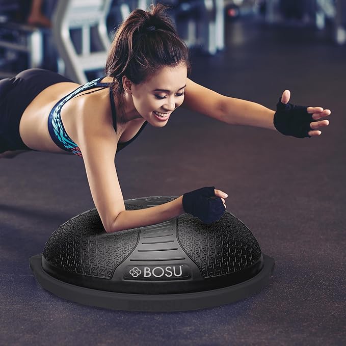 Bosu Pro NexGen 25IN Home Fitness Exercise Gym Balance Trainer with Pump