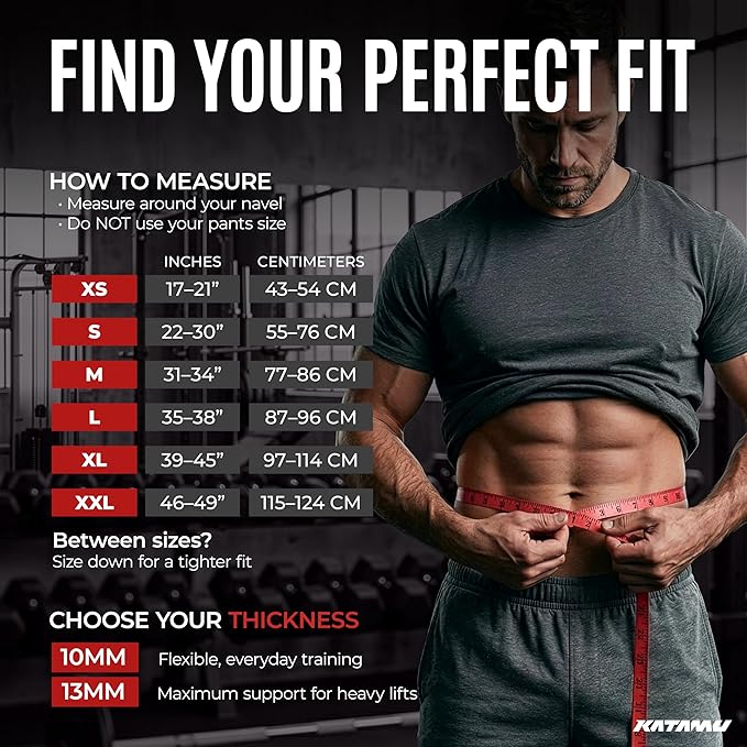 Katamu Premium Leather Lever Weightlifting Belt – Secure Steel Lever, Powerlifting Support for Deadlifts, Squats & Heavy Lifts - Be A Hero
