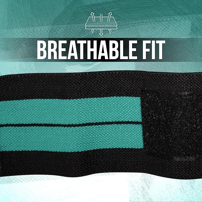 Nordic Lifting Wrist Wraps (1 Pair/2 Wraps) – Lifting Wrist Wraps with Thumb Loop for Weightlifting, Powerlifting & CrossFit – Durable Wrist Support Straps for Men & Women – Gym Essentials for Heavy Lifts