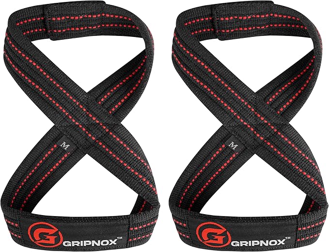 – Weight Lifting Straps Figure 8, Anti Slip Padded Wrist Support for Gym Workout Deadlift, Weightlifting, Powerlifting, Hand Bar Grip & Cross Training Strong Weightlifting Wrist Straps.
