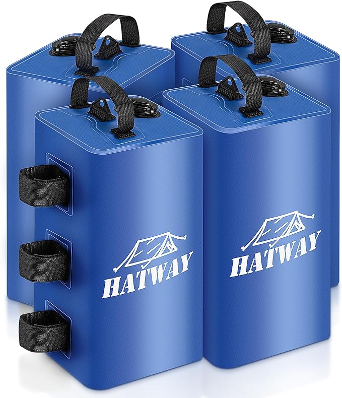 Hatway Canopy Water Weight Bag,88 LBS Water Tent Weights Set of 4 Leg Weights for Pop Up Canopy,Gazebo,Canopies,Tent-4 * 10L-Blue